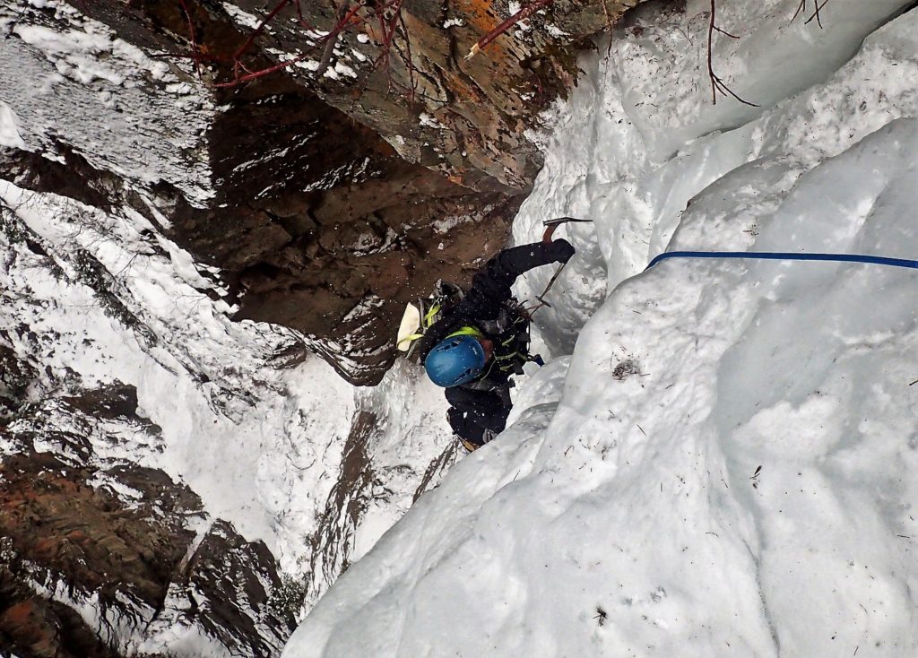 Ice Climbing Closet Secret. Climb Trek Travel