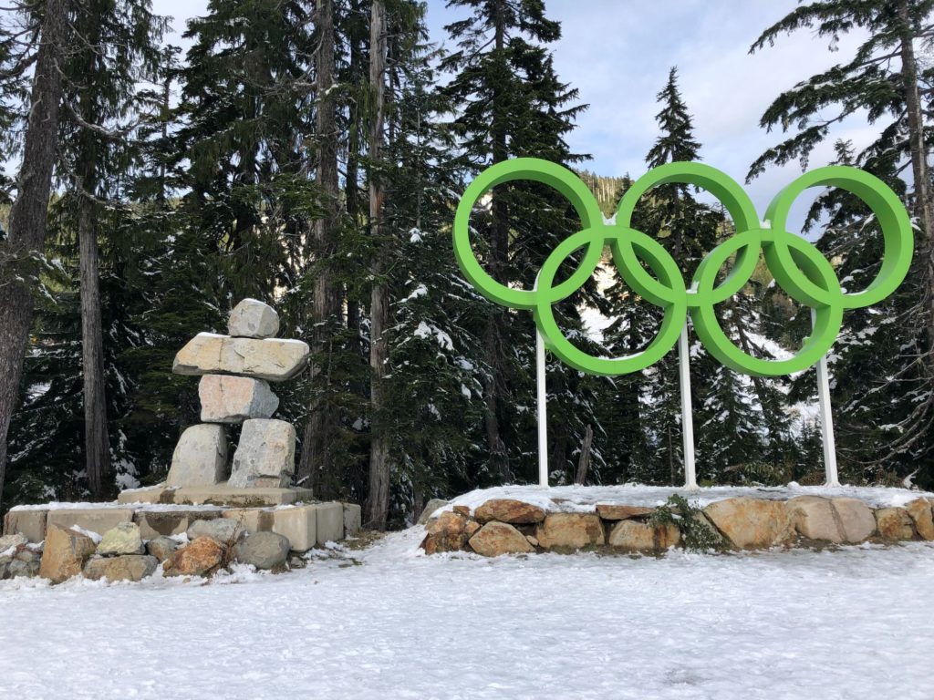 Cypress Mountain Olympic Rings