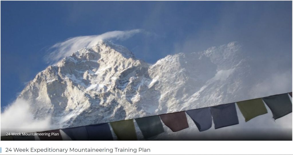Uphill Athlete Mountaineering Plan