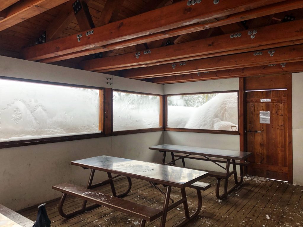 Taylor Meadows Day Shelter Winter