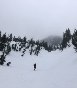 Mount Strachan in Winter