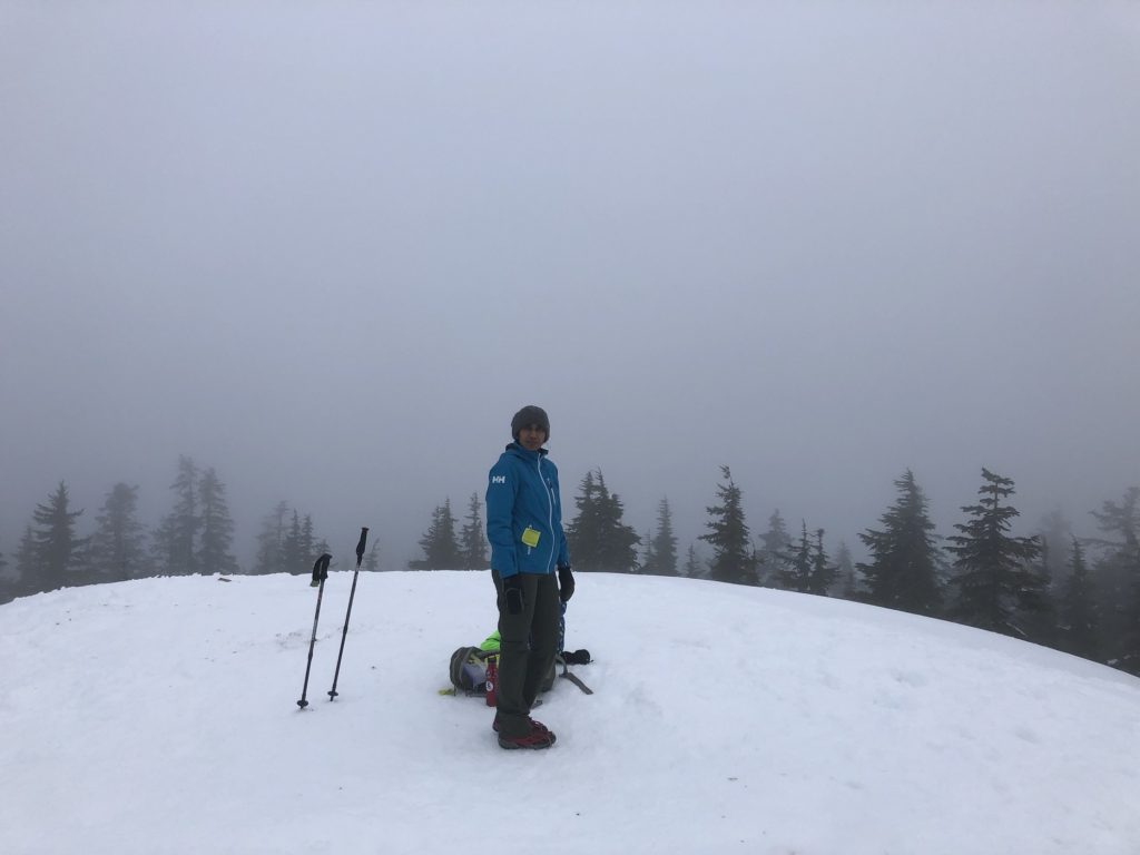 Black Mountain Winter Hike Snowshoeing