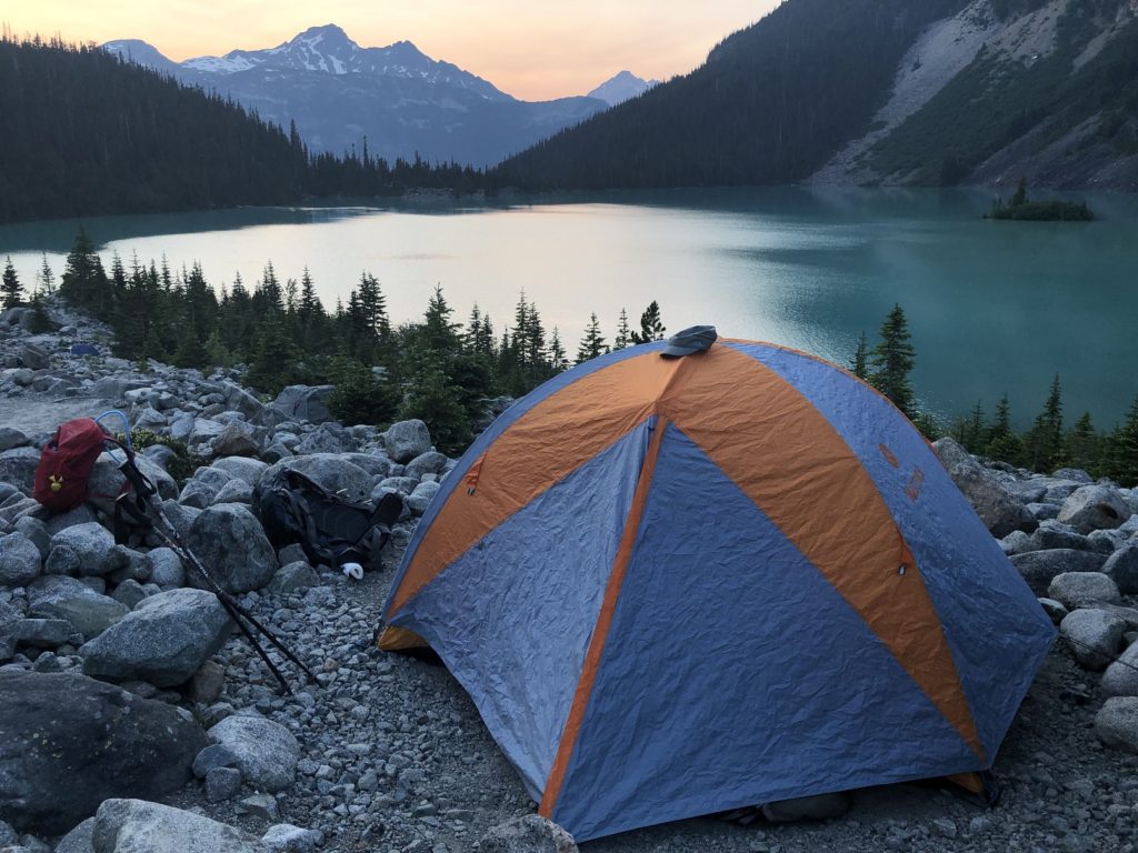 Upper Joffre Lake Backcountry Camping