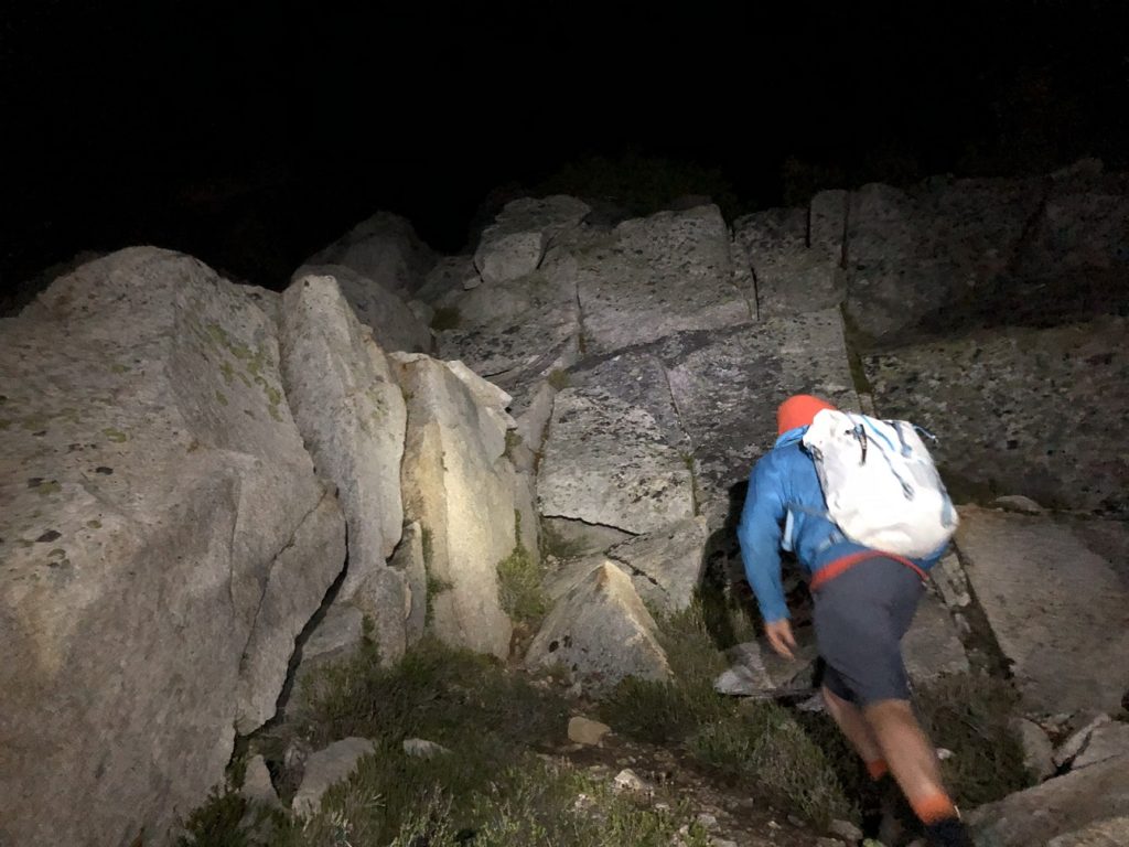 Low 4th Scramble on West Ridge of Mount Rexford