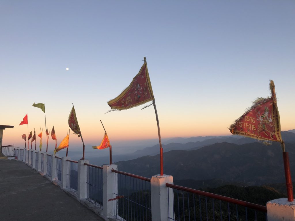 Sunrise at Kunjapuri Devi Temple Rishikesh