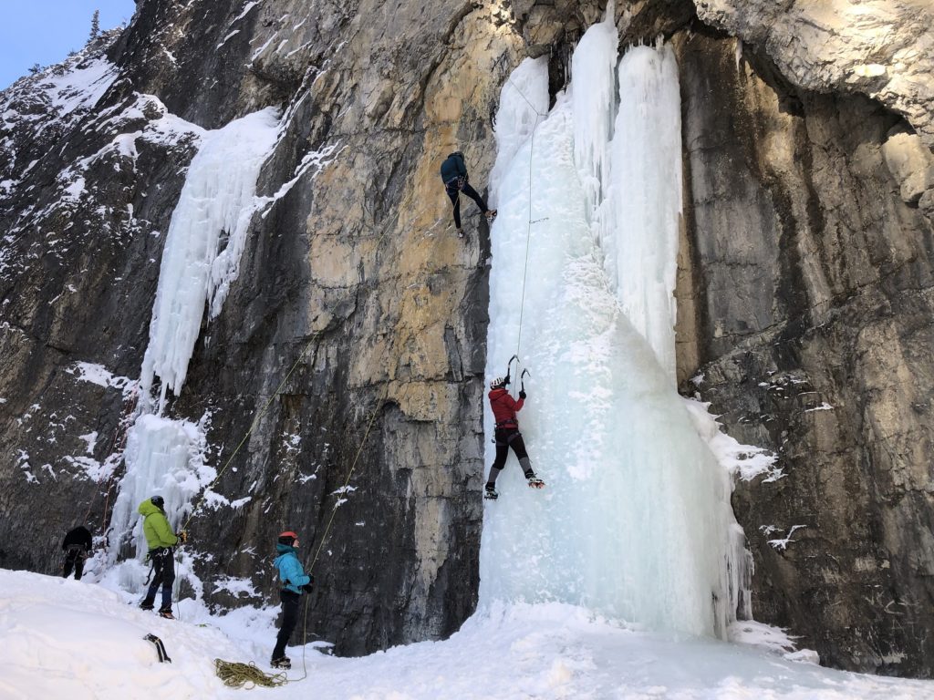 Five-Day Ice Leader Camp - Sean Isaac Grotto Canyon