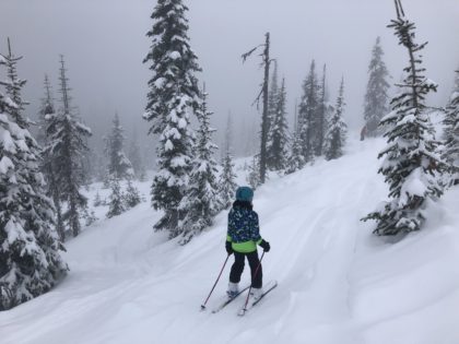 Skiing at Big White