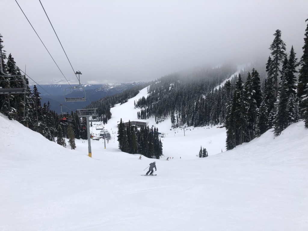 Skiing at Blackcomb