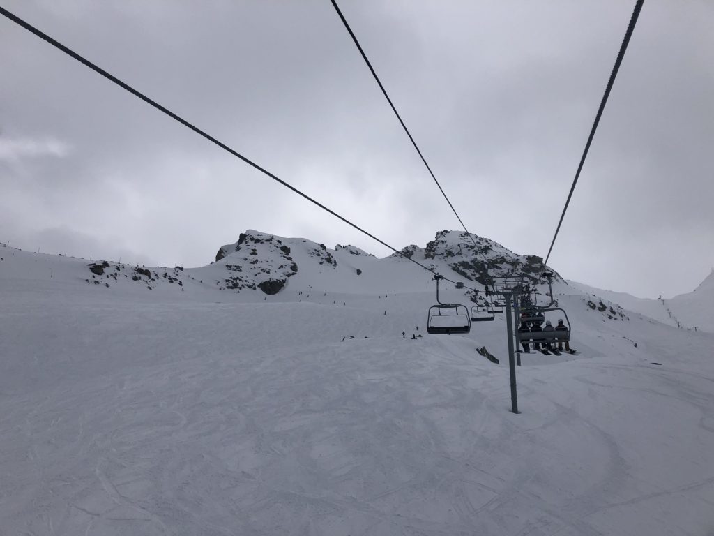 Skiing at Blackcomb - Glacier Express
