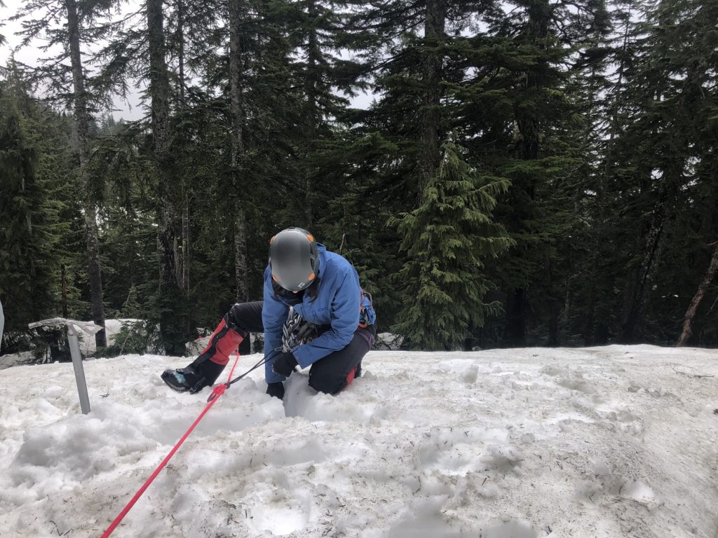 Crevasse Rescue Practice on Mount Seymour