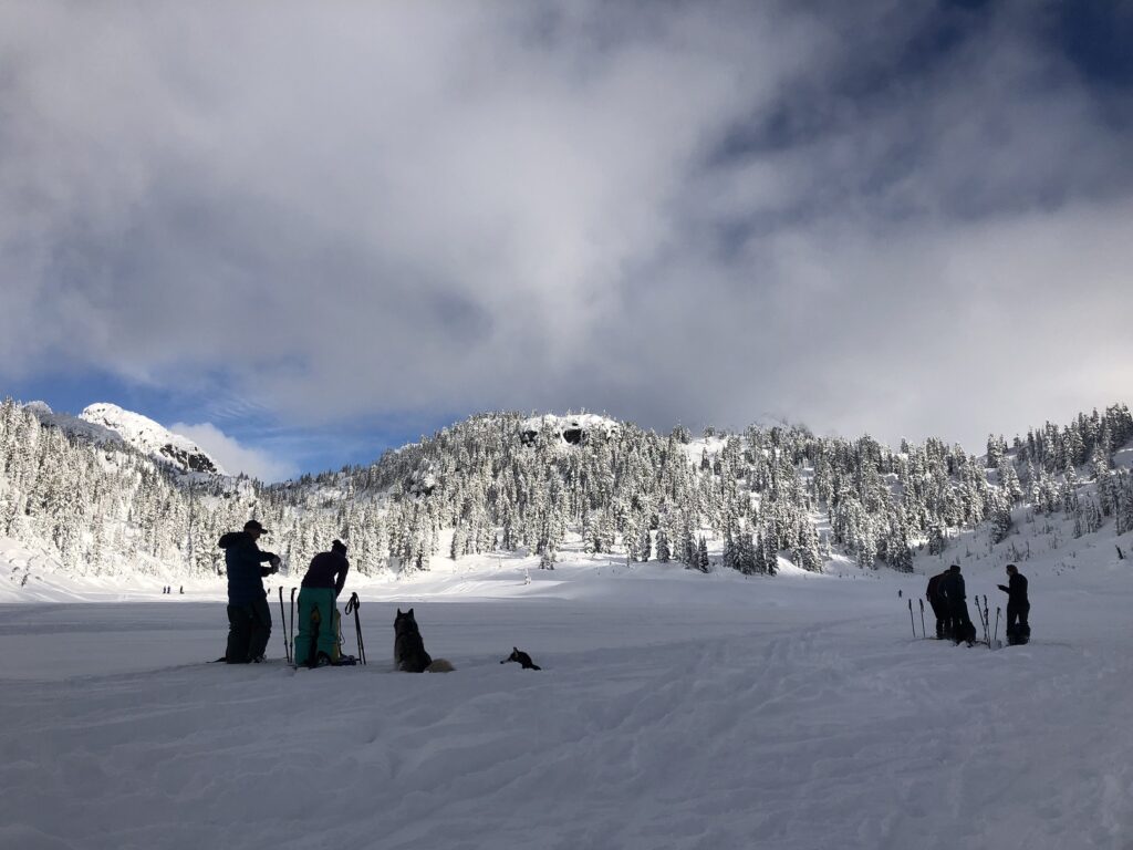 Frozen Hanging Lake - Backcountry Skiing