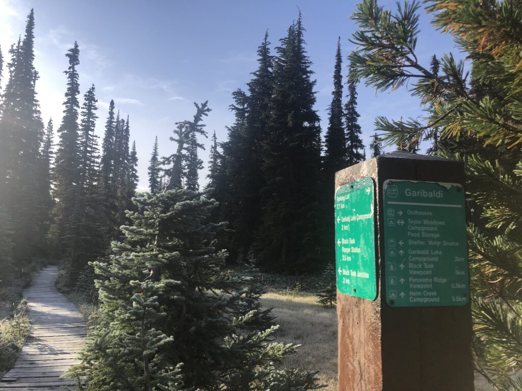 Black Tusk Hike - Taylor Meadows Campground
