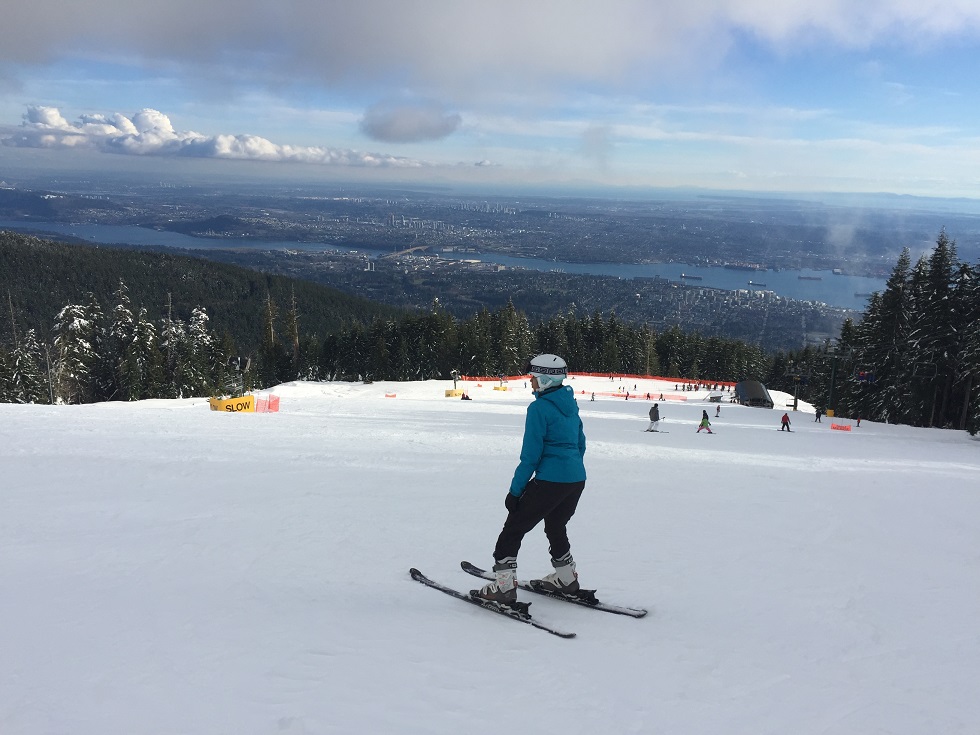 Grouse Mountain Cut run Vancouver View