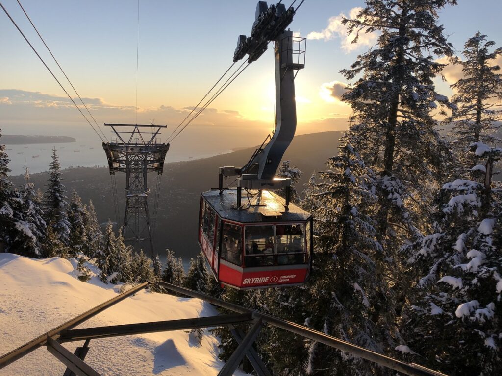 Grouse Mountain Skyride Aerial Tramway Capacity 100