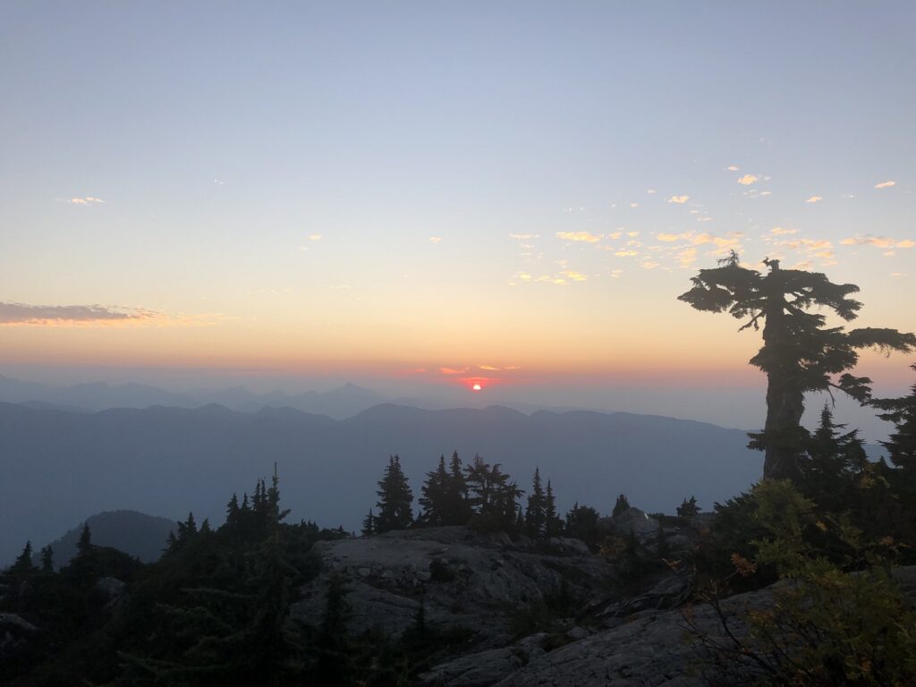 Mount Elsay Loop Hike - Sunrise from Tim Jones Peak