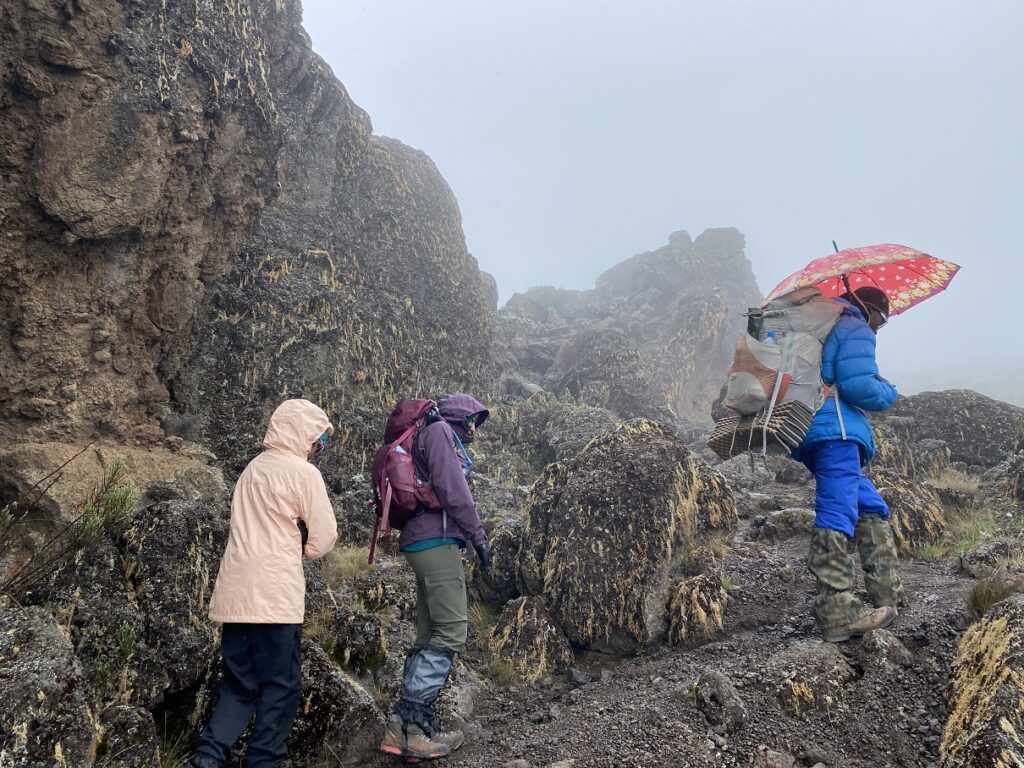 Kilimanjaro Experts Guides - Dickson Leading the group