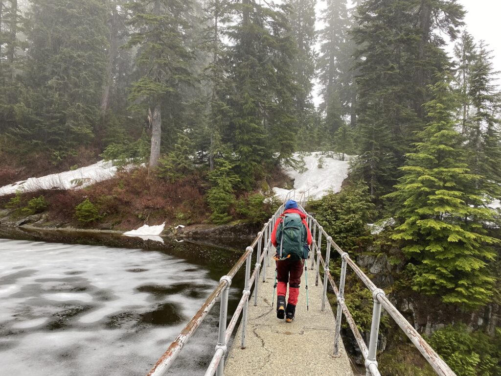 Crevasse Rescue Practice on Mount Seymour