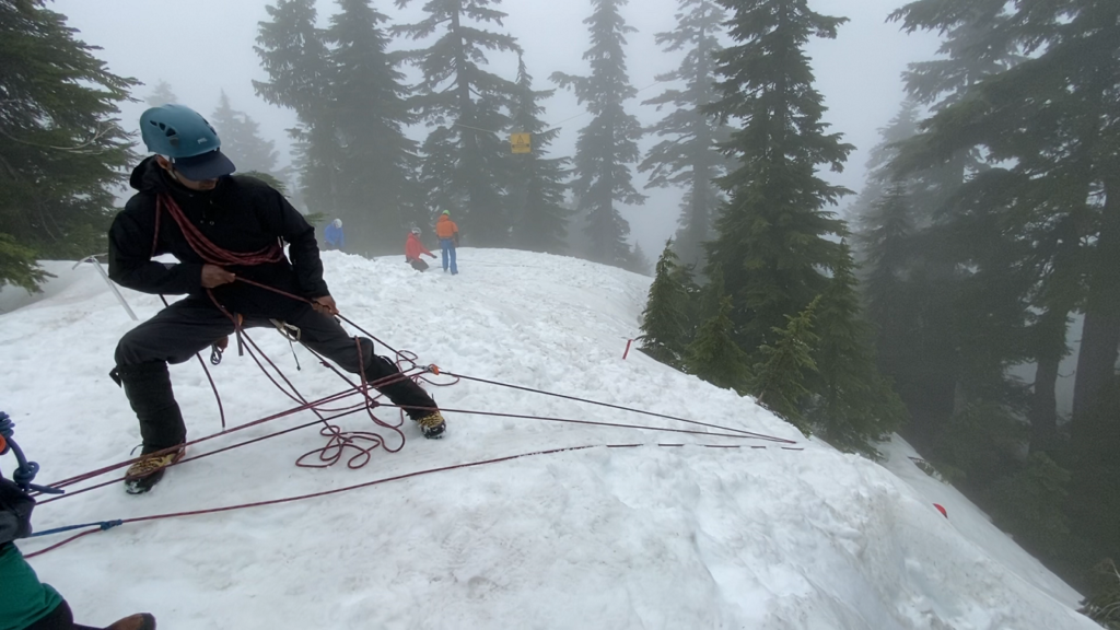 Crevasse Rescue Practice Drop Loop