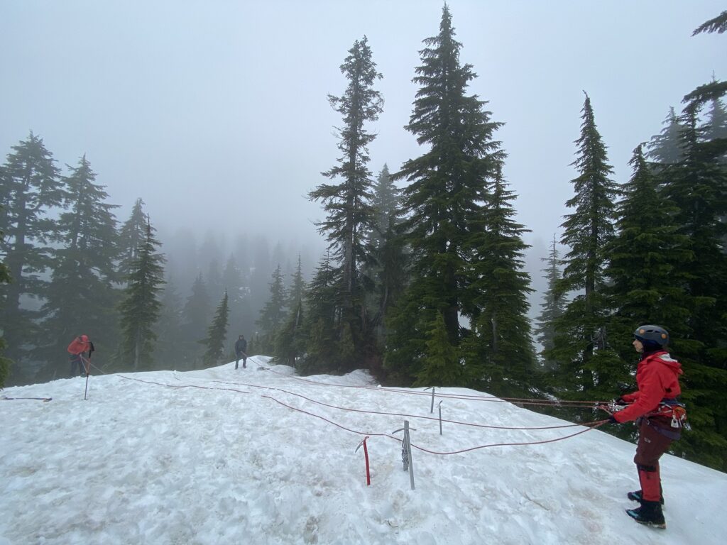 Crevasse Rescue Practice Rope Spacing