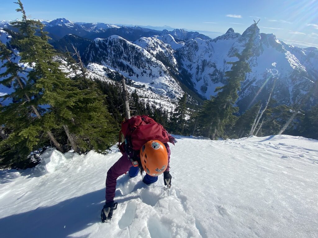 Mount Harvey Winter Climbing