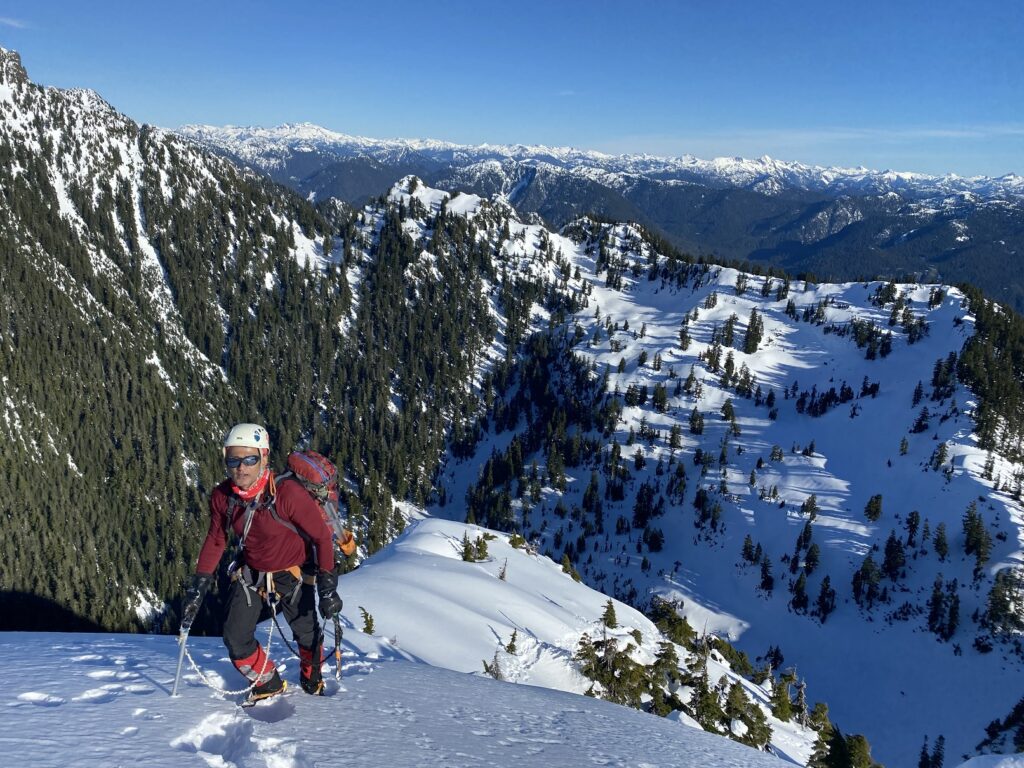 Mount Harvey Approaching Summit