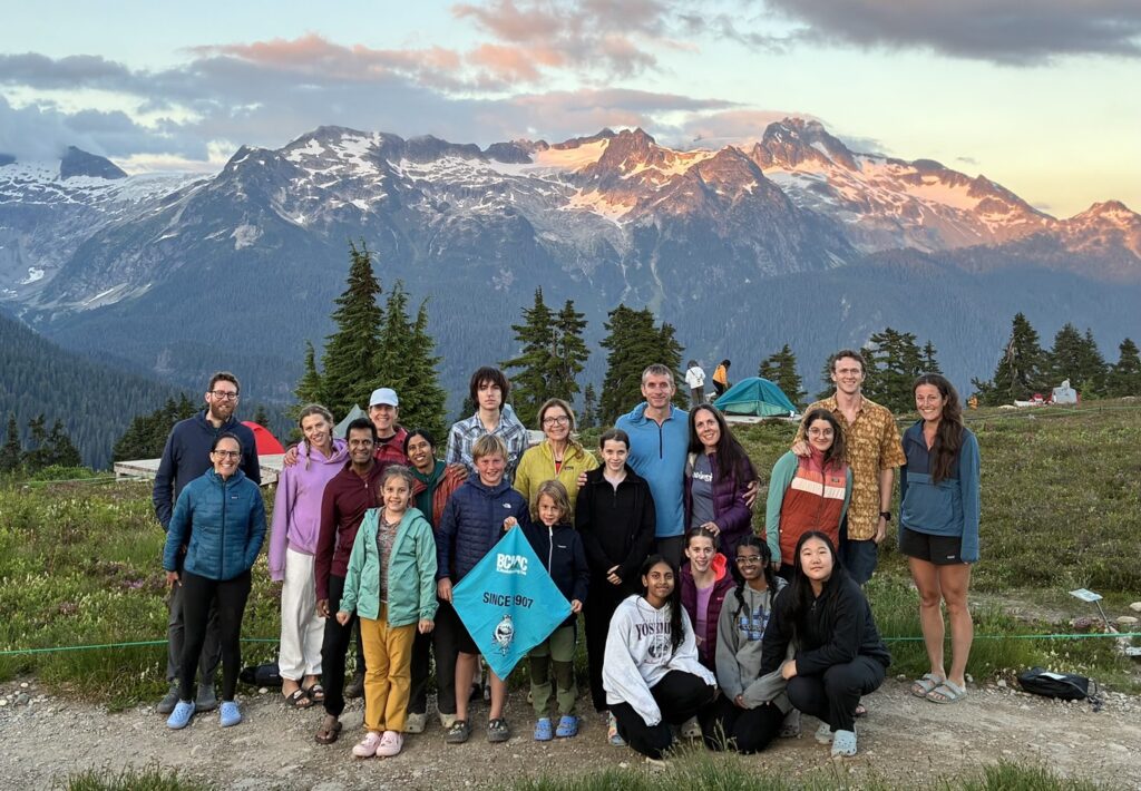 BCMC Group Family Friendly summer camp at Elfin Lakes