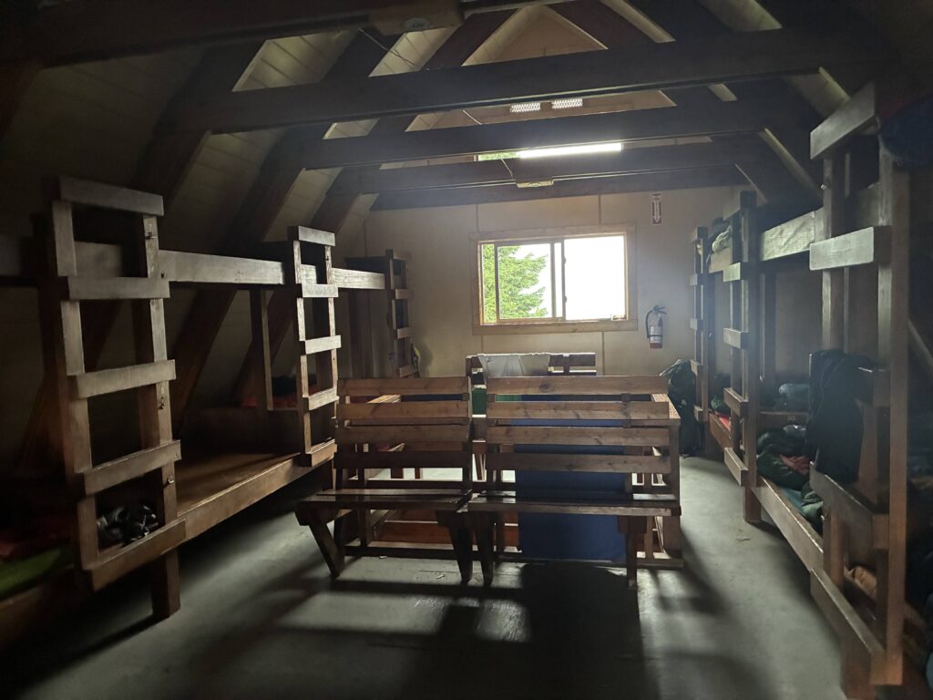 Elfin Lakes Shelter Bunk Beds