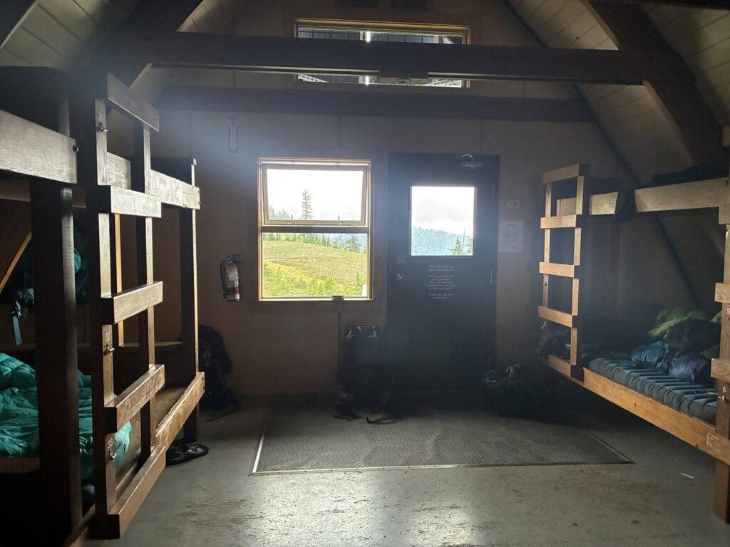 Elfin Lakes Shelter Bunk Beds